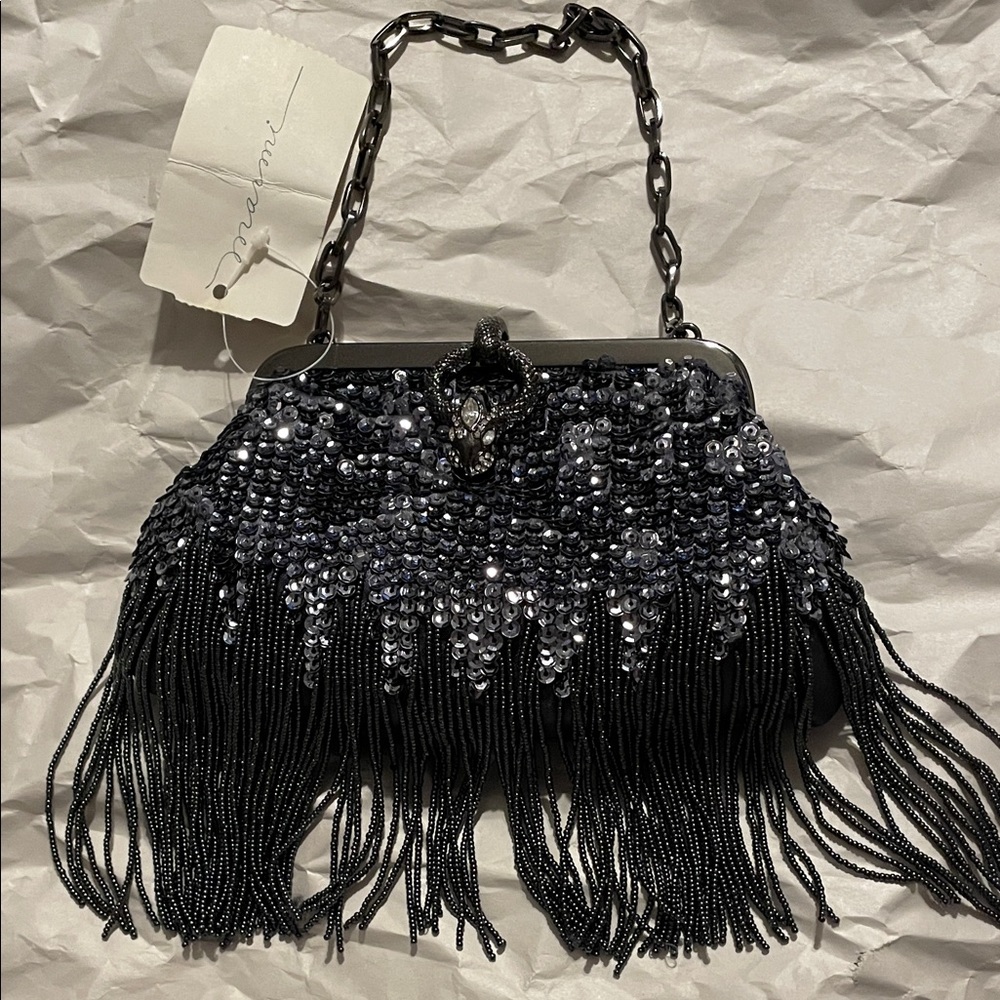 Jessica McClintock x Marmi collab Elegant Beaded Evening Bag